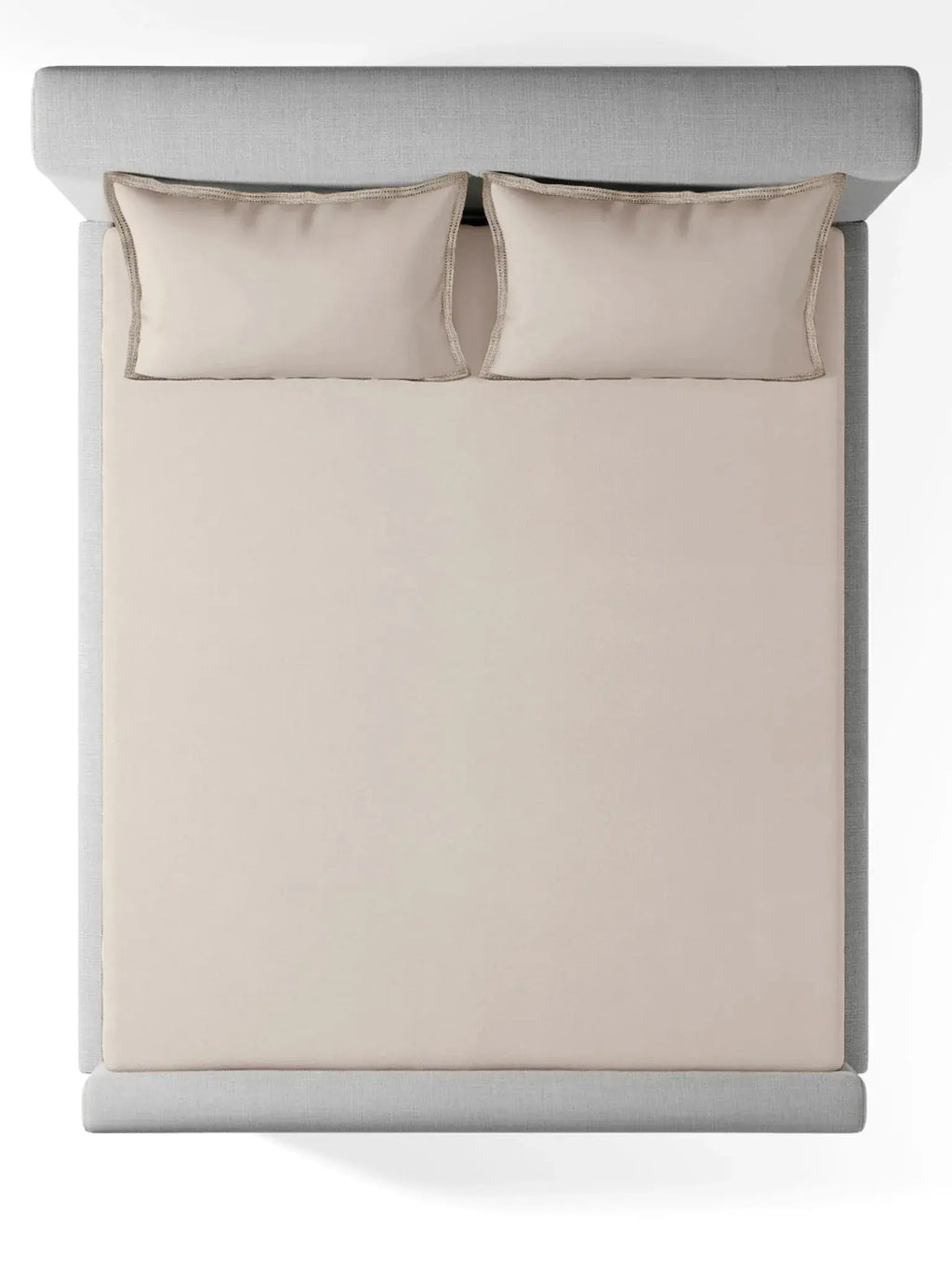 CHANTILLY-PUMICE STONE KING BED SHEET SET | 1 KING BEDSHEET, 2Pcs PILLOW COVERS Sansaar A D'decor Brand