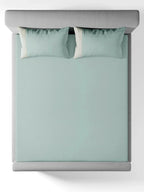 CLASSIQUE-POWDER BLUE KING BED SHEET SET | 1 KING BEDSHEET, 2Pcs PILLOW COVERS Sansaar A D'decor Brand