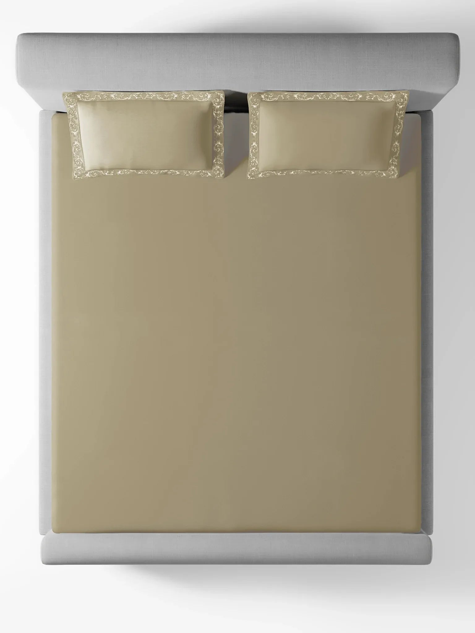 FILIGREE-FRENCH OAK KING BED SHEET SET | 1 KING BEDSHEET , 2Pcs PILLOW COVERS