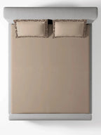 FILIGREE-SAVANNAH TAN KING BED SHEET SET| 1 KING BEDSHEET , 2Pcs PILLOW COVERS Sansaar A D'decor Brand