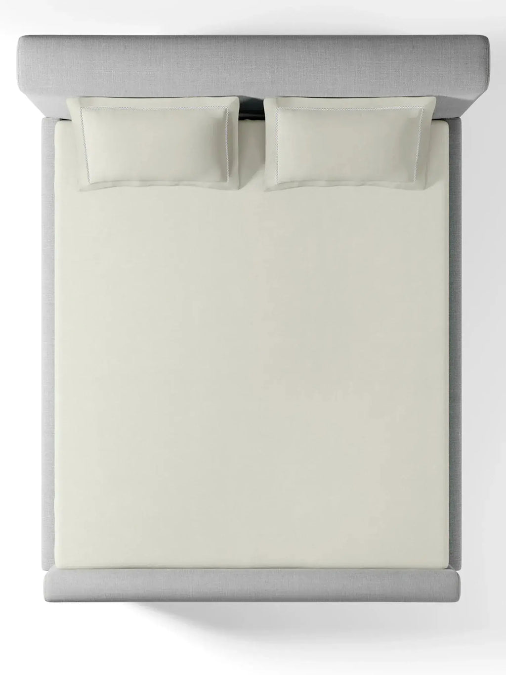 GRACE-MILK WHITE KING BED SHEET SET | 1 KING BEDSHEET, 2Pcs PILLOW COVERS Sansaar A D'decor Brand