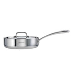 Fusao EX+ 24cm Triply Ceramic Deep Sauté Pan with SS Lid Tramontia