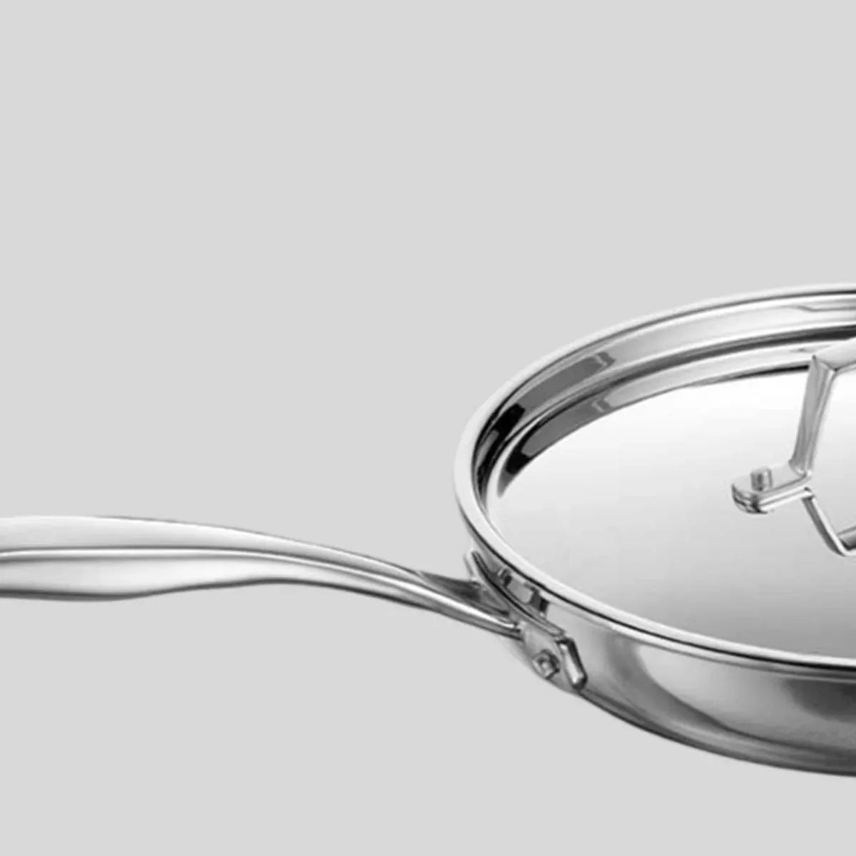 Aeion Triply Fry Pan with SS Lid