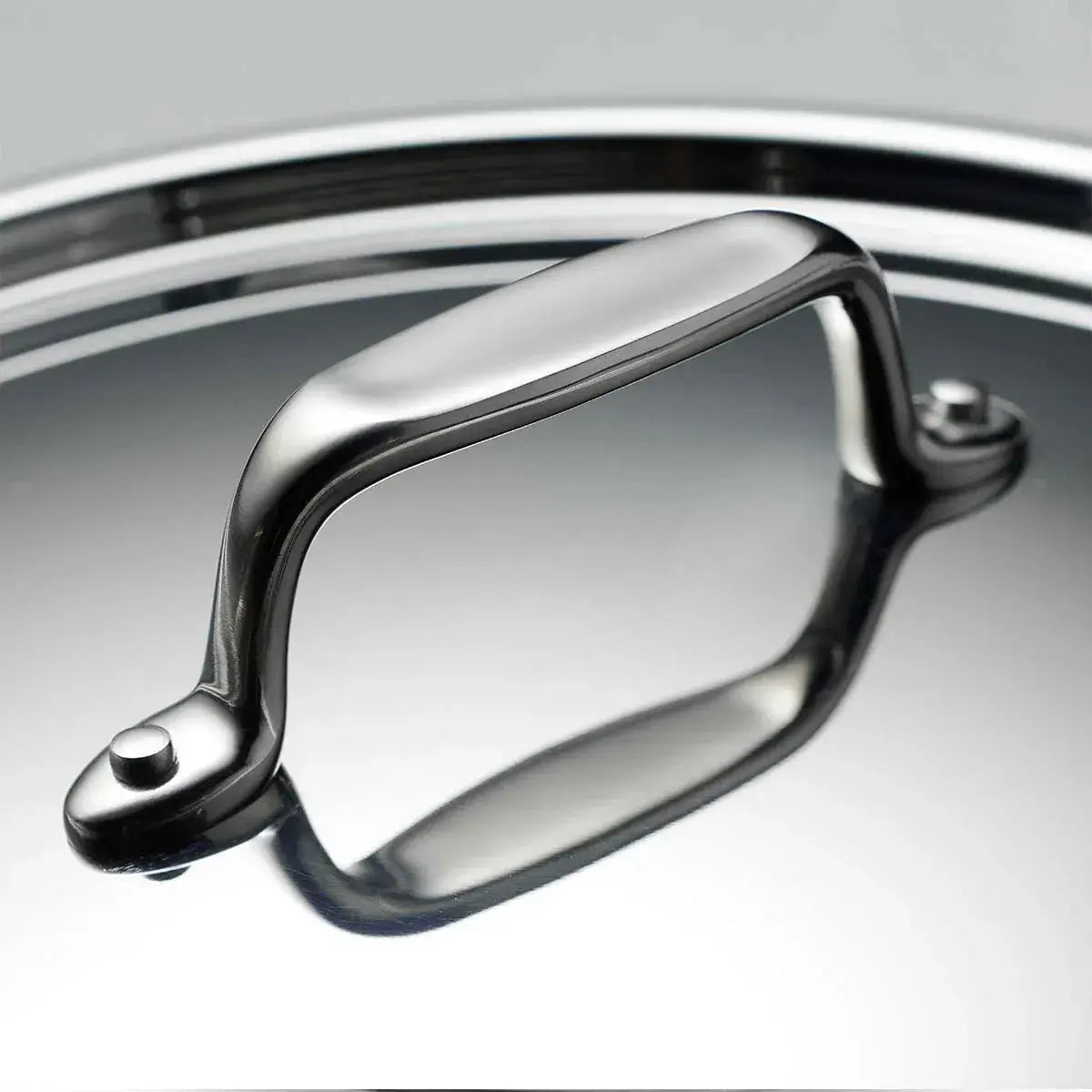 Fusao EX+ 24cm Triply Ceramic Deep Sauté Pan with SS Lid Tramontia
