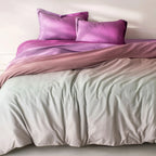 Scarlet Hues 100% COTTON OMBREE BEDDING COLLECTION - STUNNING COLOURS