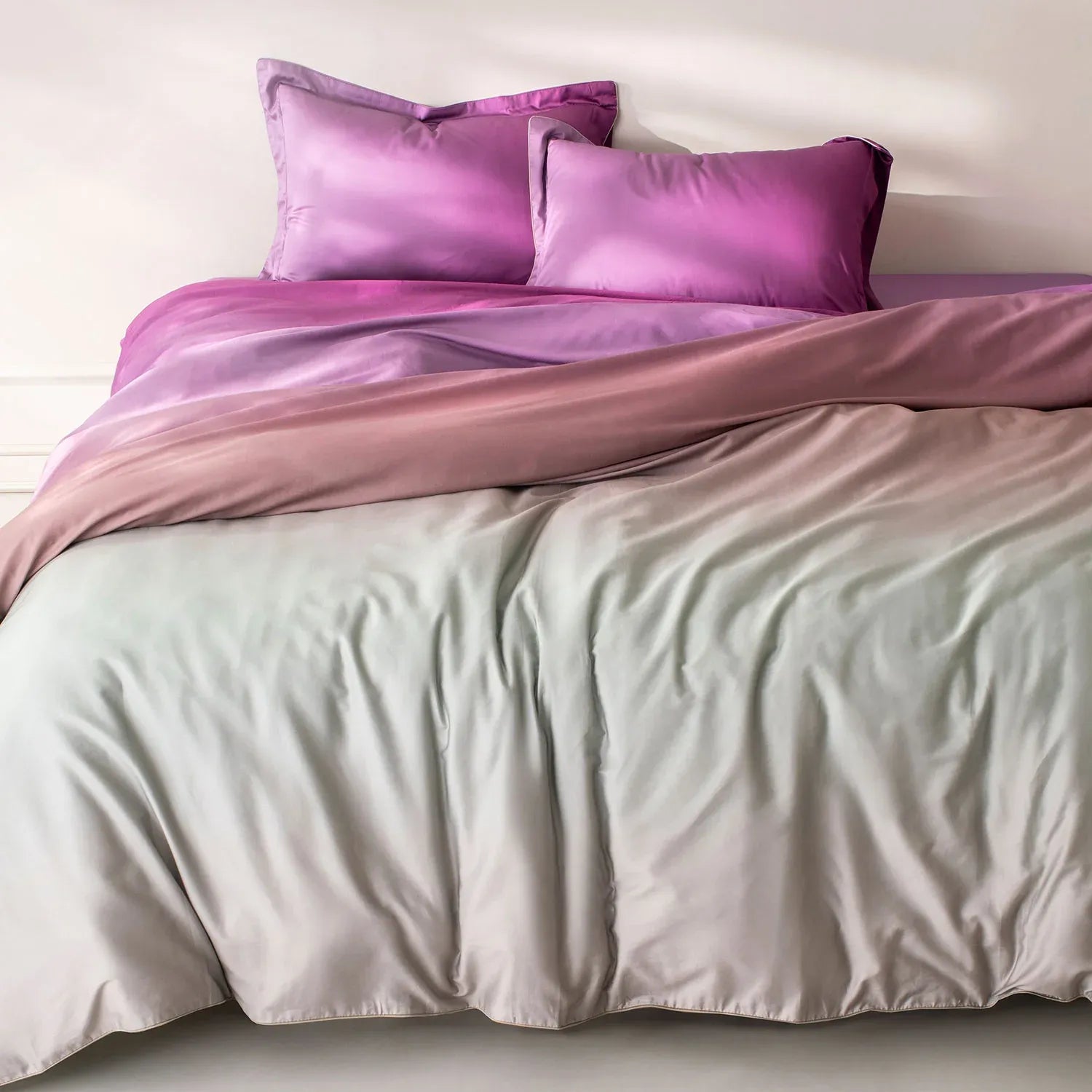 Scarlet Hues 100% COTTON OMBREE BEDDING COLLECTION - STUNNING COLOURS