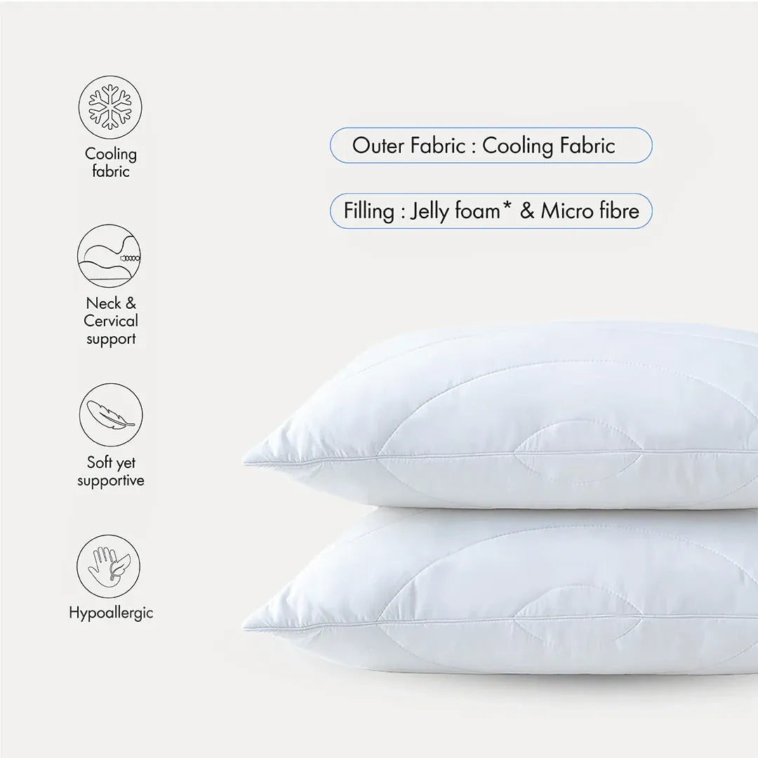 Sleepology Luxury Pillow | Adjustable Filling - Neck & Shoulder Support