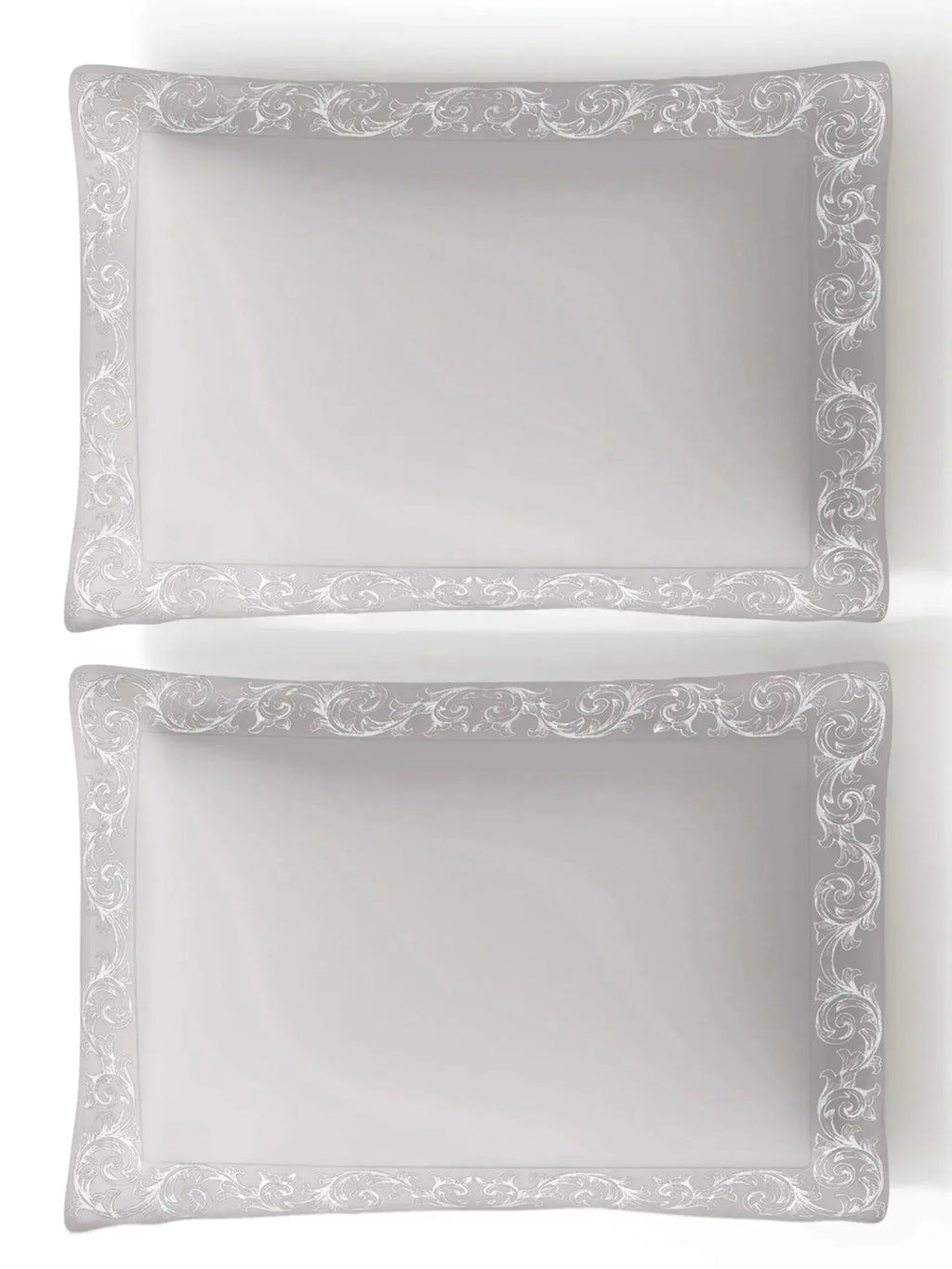 FILIGREE-OYSTER KING BED SHEET SET | 1 KING BEDSHEET, 2Pcs PILLOW COVERS Sansaar A D'decor Brand