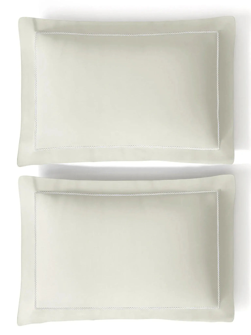 GRACE-MILK WHITE KING BED SHEET SET | 1 KING BEDSHEET, 2Pcs PILLOW COVERS Sansaar A D'decor Brand