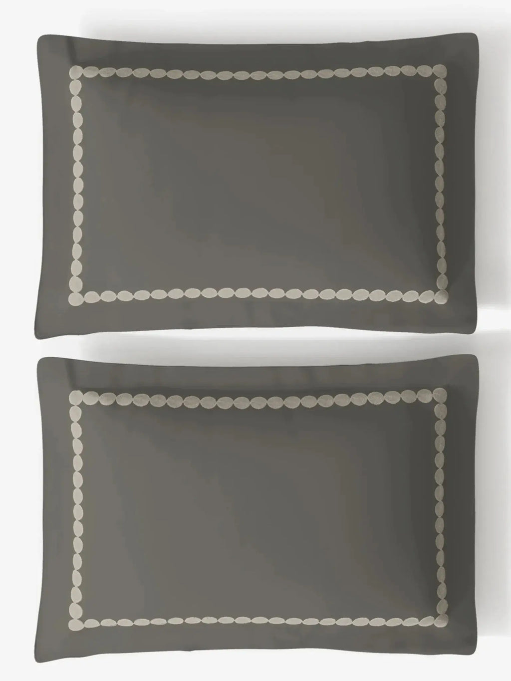 PEARLS-ASH GREY KING BED SHEET SET | 1 KING BEDSHEET, 2Pcs PILLOW COVERS Sansaar A D'decor Brand