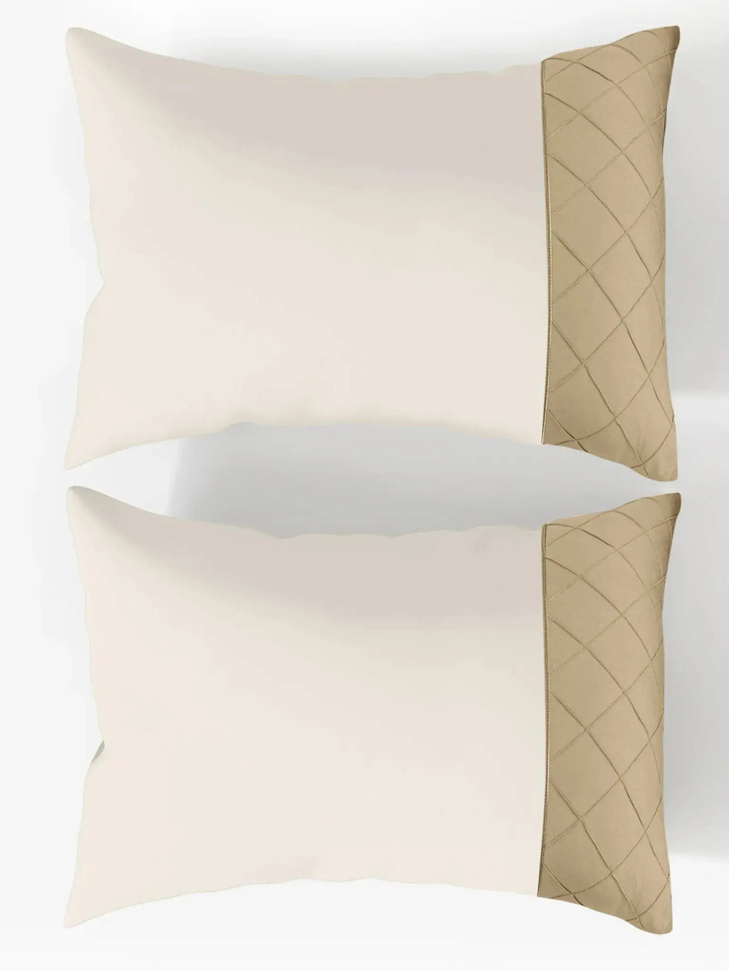 TRELLIS-SNOW WHITE- FRENCH OAK KING BED SHEET SET | 1 KING BEDSHEET, 2Pcs PILLOW COVERS Sansaar A D'decor Brand