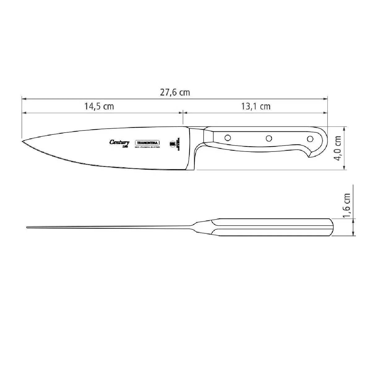 Century Stainless Steel Chef Knife 6" Tramontina