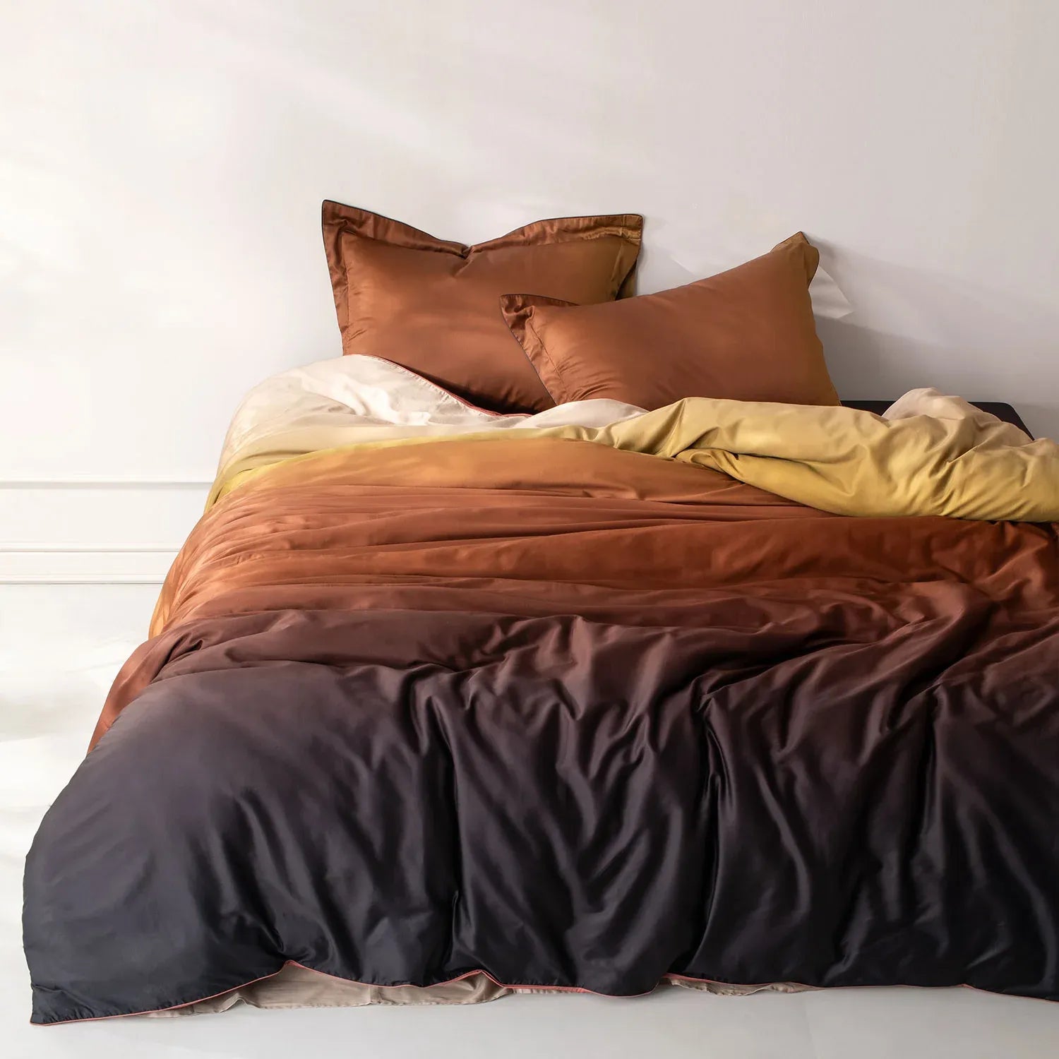 Scarlet Hues 100% COTTON OMBREE BEDDING COLLECTION - STUNNING COLOURS