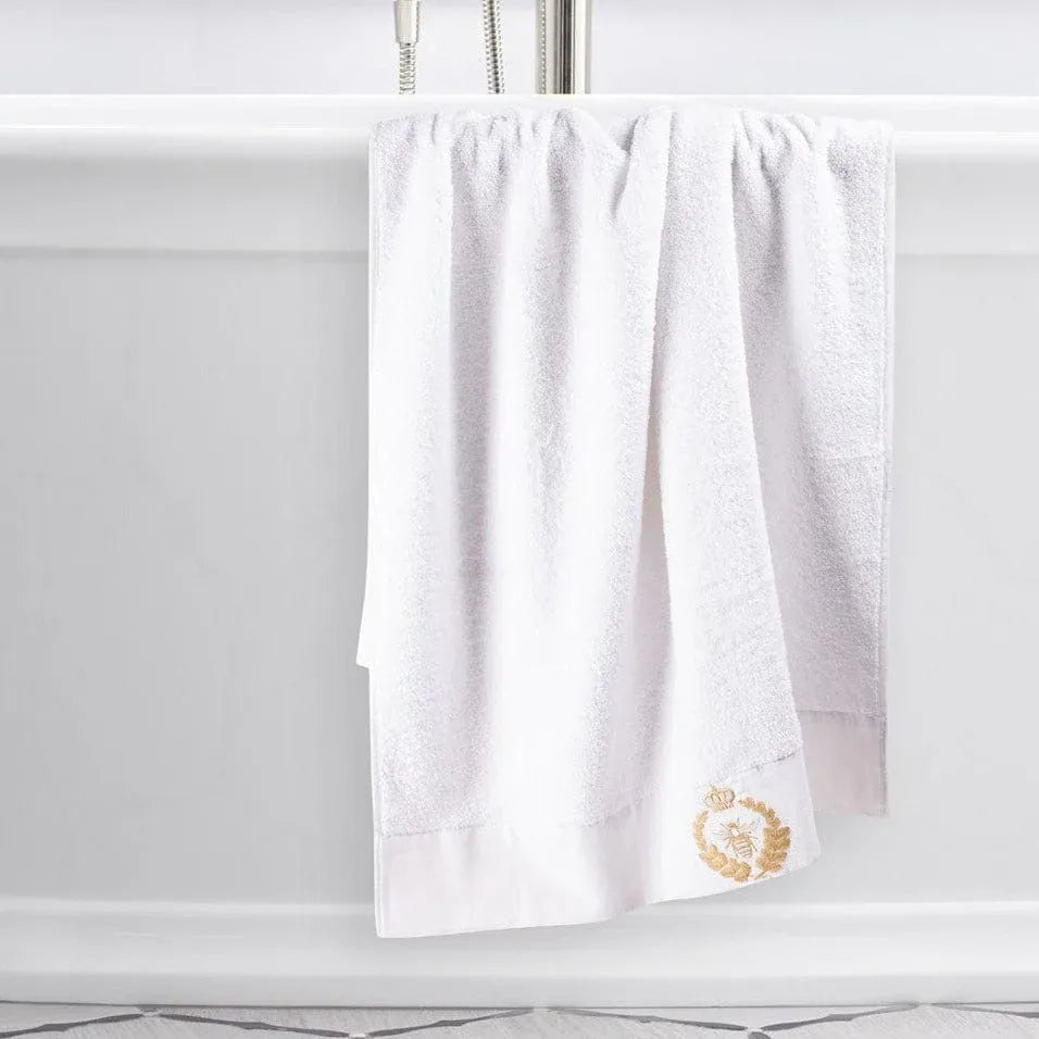 Picasso Towel - Royal Bee Bath | Color : White