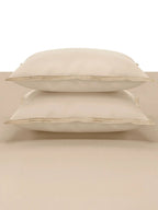 CHANTILLY-BISCOTTI KING BED SHEET SET | 1 KING BEDSHEET, 2Pcs PILLOW COVERS Sansaar A D'decor Brand
