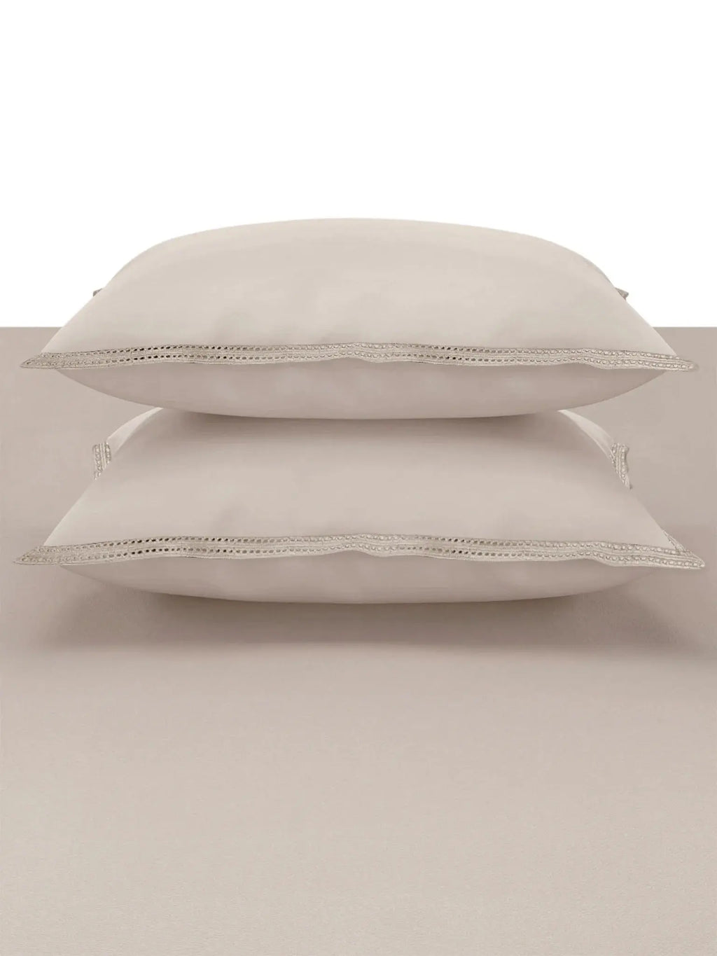 CHANTILLY-PUMICE STONE KING BED SHEET SET | 1 KING BEDSHEET, 2Pcs PILLOW COVERS Sansaar A D'decor Brand