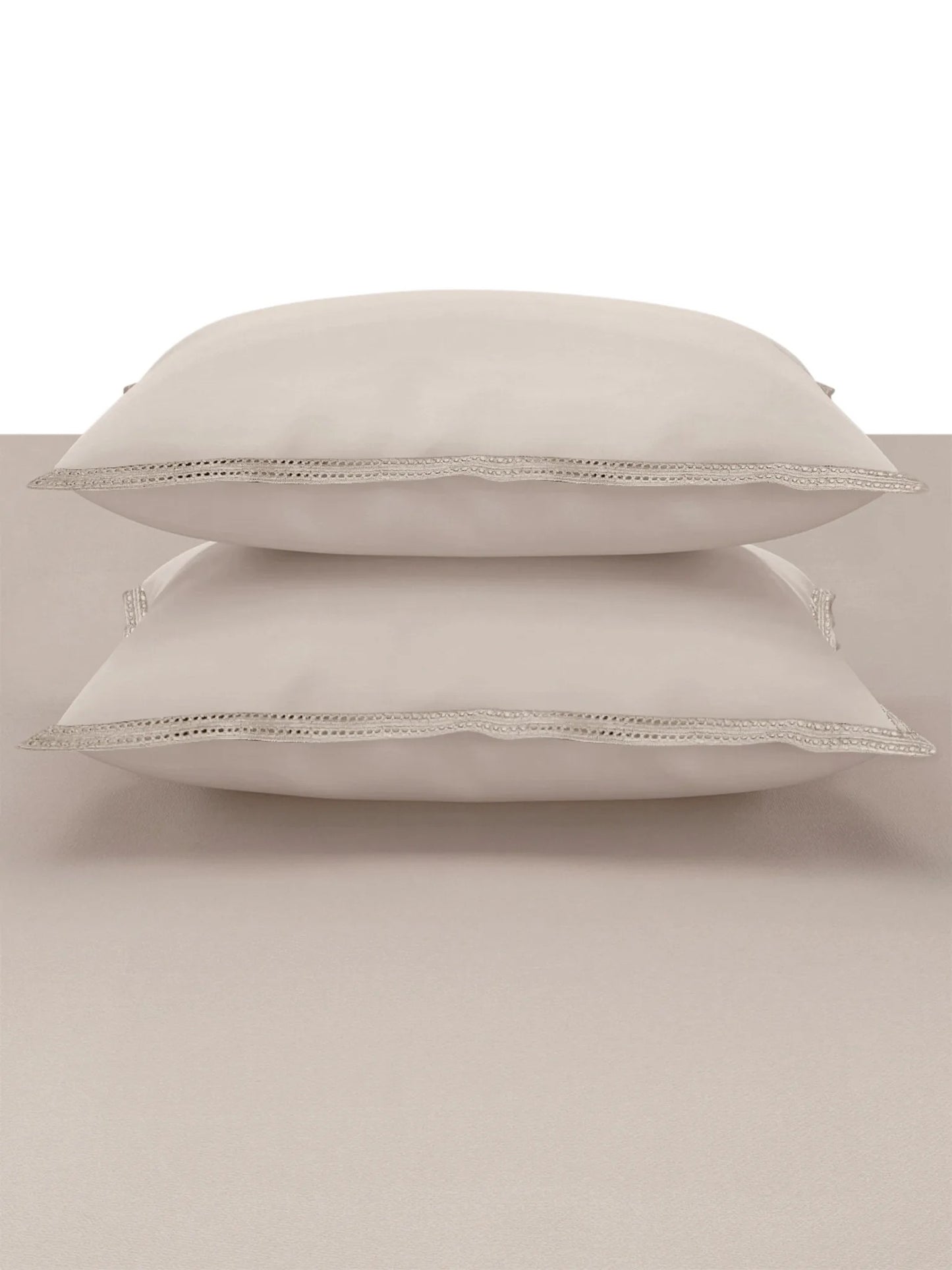 CHANTILLY-PUMICE STONE KING BED SHEET SET | 1 KING BEDSHEET, 2Pcs PILLOW COVERS