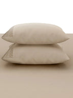 CLASSIQUE-LINEN KING BED SHEET SET | 1 KING BEDSHEET, 2Pcs PILLOW COVERS Sansaar A D'decor Brand