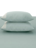 CLASSIQUE-POWDER BLUE KING BED SHEET SET | 1 KING BEDSHEET, 2Pcs PILLOW COVERS Sansaar A D'decor Brand