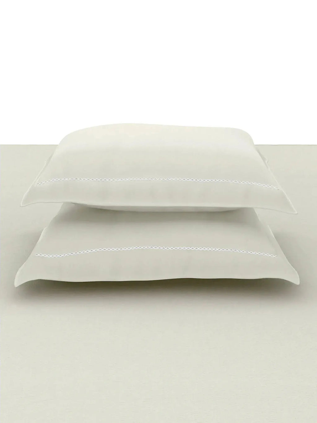 GRACE-MILK WHITE KING BED SHEET SET | 1 KING BEDSHEET, 2Pcs PILLOW COVERS Sansaar A D'decor Brand