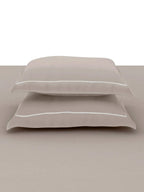 GRACE-RHINO GREY KING BED SHEET SET | 1 KING BEDSHEET, 2Pcs PILLOW COVERS Sansaar A D'decor Brand