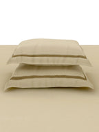 STELLAR-FRENCH OAK KING BED SHEET SET | 1 KING BEDSHEET, 2Pcs PILLOW COVERS Sansaar A D'decor Brand