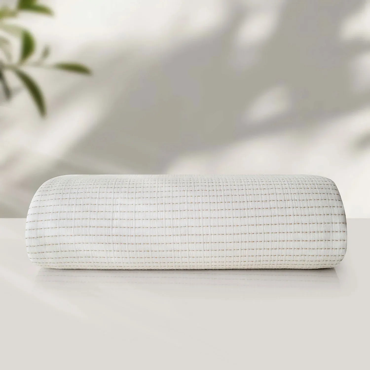 Linen Cotton Quilted Bed Spread Set – Lightweight All-Season Comfort - 7pcs Set | Color : Off White