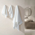 Earth Cotton 3pc Towel Set - 100% Cotton Towels Color : Snow White
