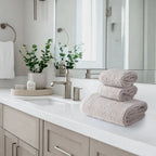 Earth Cotton 3pc Towel Set - 100% Cotton Towels Color : Burnt Amber
