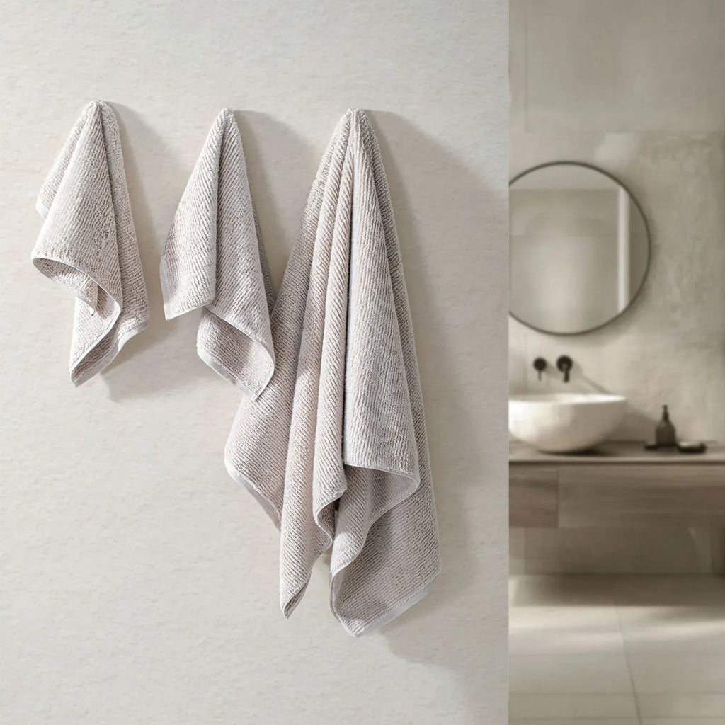 Earth Cotton 3pc Towel Set - 100% Cotton Towels Color : Burnt Amber