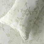 Florida Imagica King Size Warm Bedsheet for Winter with Pillow Covers - Velvet Pattern - Signature Burnout Technique Florida