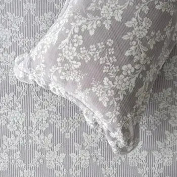 Florida Imagica King Size Warm Bedsheet for Winter with Pillow Covers - Velvet Pattern - Signature Burnout Technique Florida