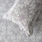 Florida Imagica King Size Warm Bedsheet for Winter with Pillow Covers - Velvet Pattern - Signature Burnout Technique Florida