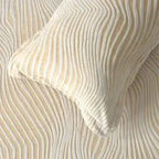 Florida Imagica King Size Warm Bedsheet for Winter with Pillow Covers - Velvet Pattern - Signature Burnout Technique Florida