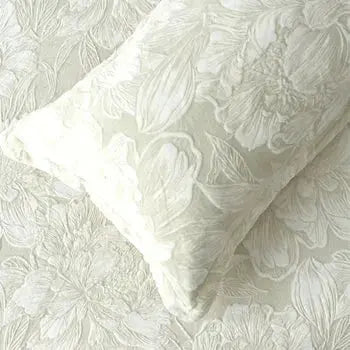 Florida Imagica King Size Warm Bedsheet for Winter with Pillow Covers - Velvet Pattern - Signature Burnout Technique Florida