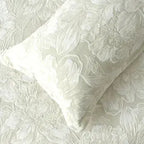 Florida Imagica King Size Warm Bedsheet for Winter with Pillow Covers - Velvet Pattern - Signature Burnout Technique Florida