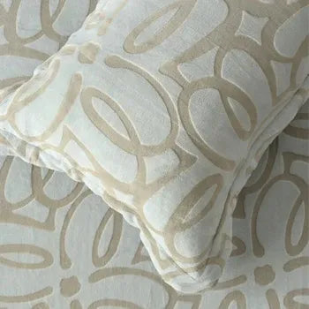 Florida Imagica King Size Warm Bedsheet for Winter with Pillow Covers - Velvet Pattern - Signature Burnout Technique Florida