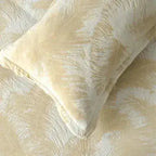 Florida Imagica King Size Warm Bedsheet for Winter with Pillow Covers - Velvet Pattern - Signature Burnout Technique Florida