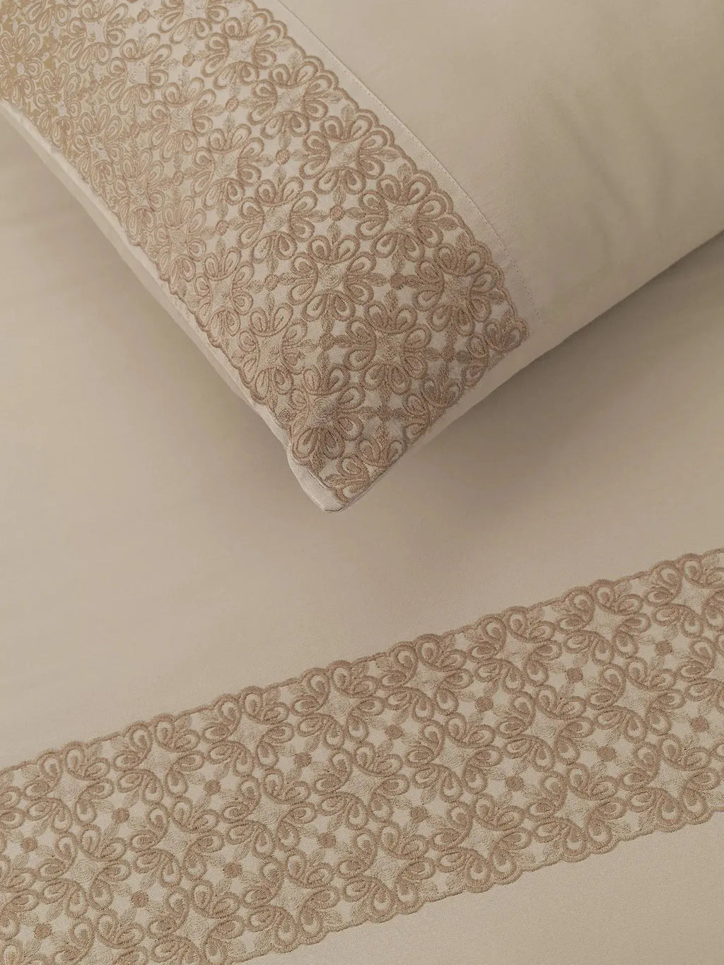 CLASSIQUE-LINEN KING BED SHEET SET | 1 KING BEDSHEET, 2Pcs PILLOW COVERS Sansaar A D'decor Brand