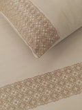 CLASSIQUE-LINEN KING BED SHEET SET | 1 KING BEDSHEET, 2Pcs PILLOW COVERS Sansaar A D'decor Brand
