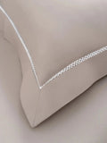 GRACE-RHINO GREY KING BED SHEET SET | 1 KING BEDSHEET, 2Pcs PILLOW COVERS Sansaar A D'decor Brand
