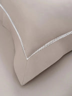 GRACE-RHINO GREY KING BED SHEET SET | 1 KING BEDSHEET, 2Pcs PILLOW COVERS Sansaar A D'decor Brand