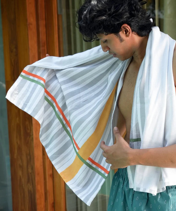 Doctor Towel Just Stripes Bamboo Bath Towel 70 cm X 140 cm - grahsajja