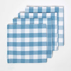 Gingham Table Napkin 45×45 cm Set of 12Pcs - grahsajja