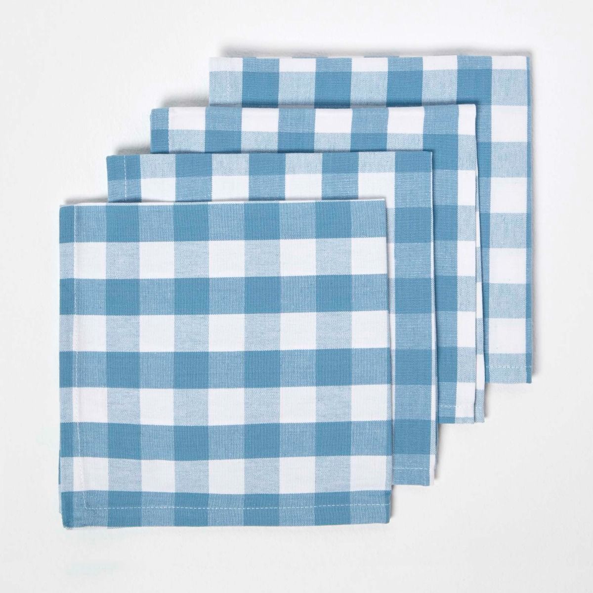 Gingham Table Napkin 45×45 cm Set of 12Pcs - grahsajja