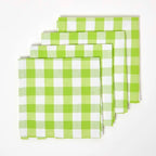 Gingham Table Napkin 45×45 cm Set of 12Pcs - grahsajja