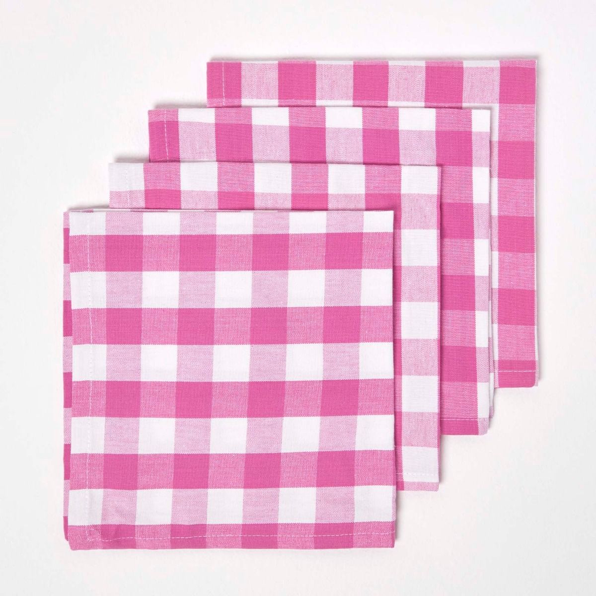 Gingham Table Napkin 45×45 cm Set of 12Pcs - grahsajja