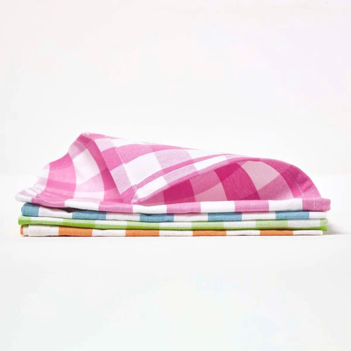 Gingham Table Napkin 45×45 cm Set of 12Pcs - grahsajja