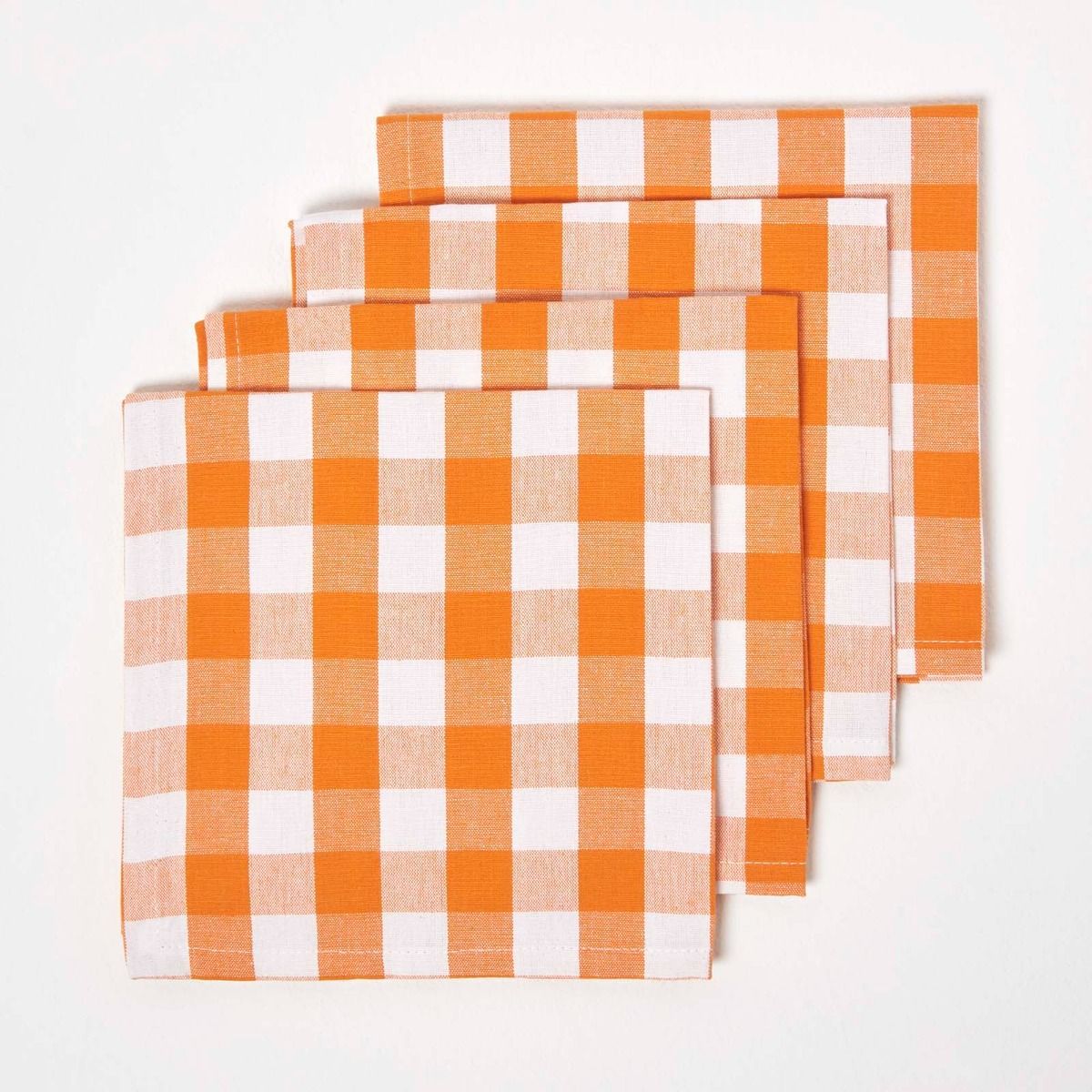Gingham Table Napkin 45×45 cm Set of 12Pcs - grahsajja