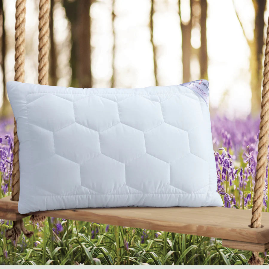 Spread Spain Lavender With Suede Fabric And Micro Fibre Inside Pillow | Pillow for The Best Sleep - grahsajja